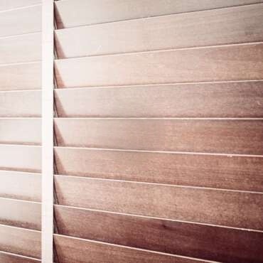 50mm Teak Extended Drop Wooden Venetian Blinds