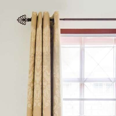 Venice Taupe Blackout Eyelet Curtains